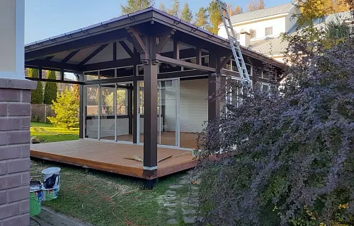 Застекленная беседка ГРАФСКАЯ ПРИСТАНЬ 3.0 — Фото 6