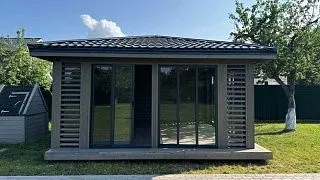 Застекленная беседка АНГЛИЙСКАЯ - миниатюра