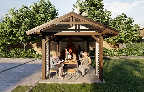 Навес для барбекю МИСТРАЛЬ — Фото 4