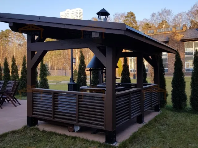 НАВЕС ДЛЯ БАРБЕКЮ ТВИД ПАРК — Фото 3