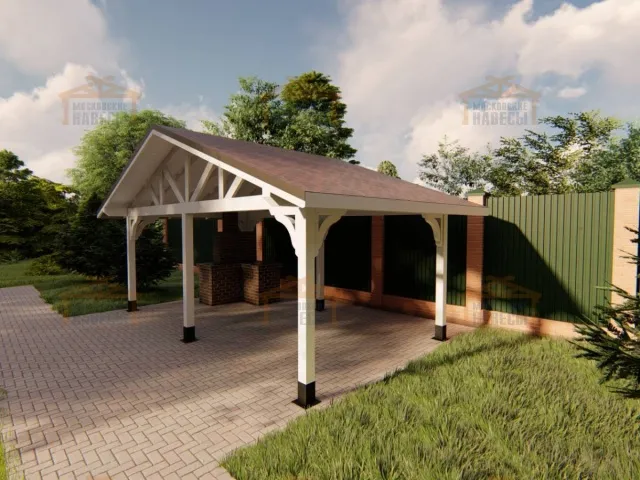 НАВЕС ДЛЯ БАРБЕКЮ ЭДЕМ 2 — Фото 7