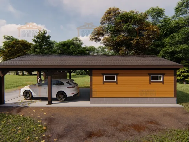 Навес с хозблоком АТМОСФЕРА — Фото 10