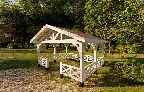 НАВЕС-БЕСЕДКА НЕРОН — Фото 4