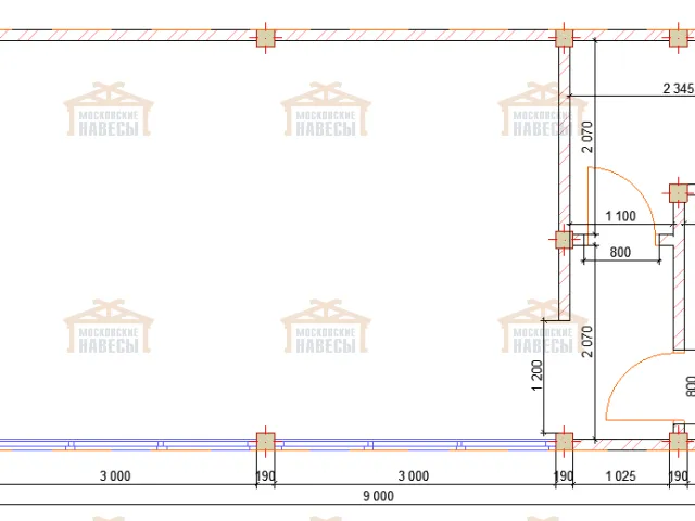 Застекленная беседка с хозблоком ЖАСМИН — Фото 7