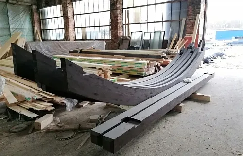 НАВЕС С ГНУТОКЛЕЕНЫМИ БАЛКАМИ ОКСФОРД — Фото 4