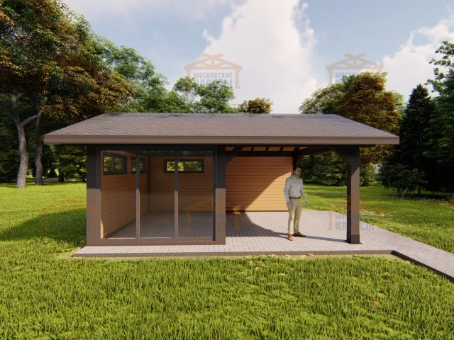 Застекленная беседка БУРЕВЕСТНИК 2.0 — Фото 13