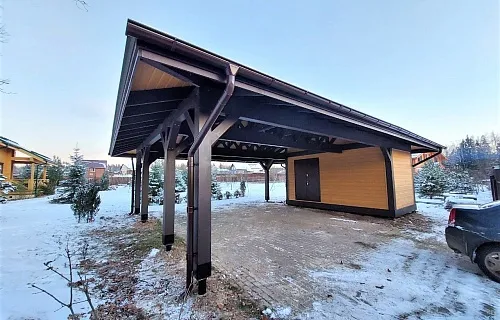 Навес с хозблоком АРИЗОНА — Фото 2