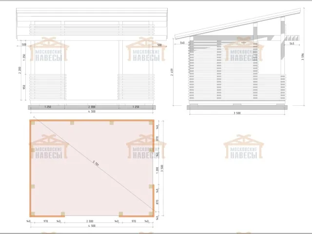 НАВЕС-БЕСЕДКА ПЕРСИЯ — Фото 3