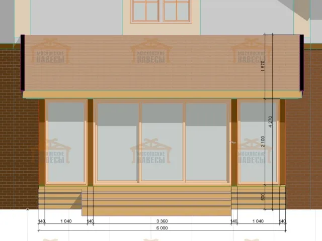 Застекленная беседка ЮНОНА — Фото 5