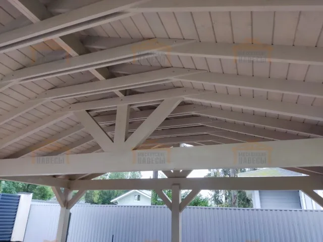 Навес для двух машин АСТОР — Фото 8