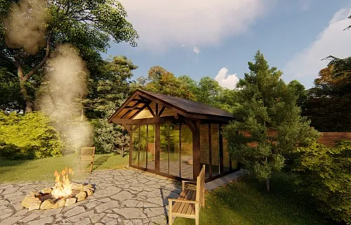 Застекленная беседка МОНТАНА — Фото 7