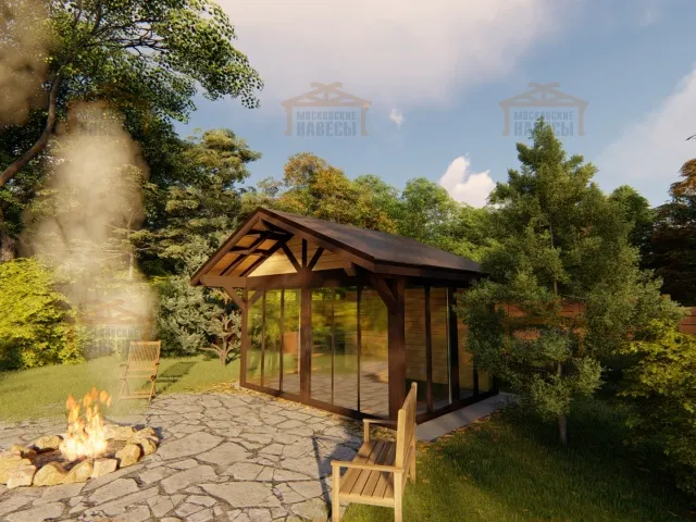 Застекленная беседка МОНТАНА — Фото 7