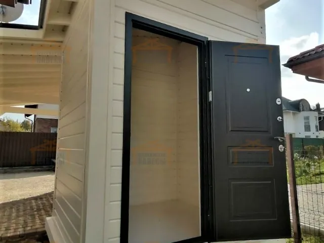 Навес для одной машины с хозблоком МОНАКО — Фото 5