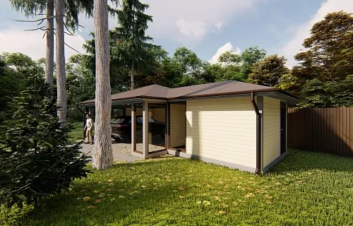 Навес-гараж БАЛТИК — Фото 2