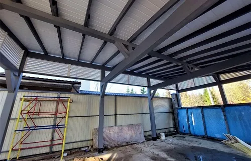 Навес односкатный для автомобилей ОСТИН — Фото 2