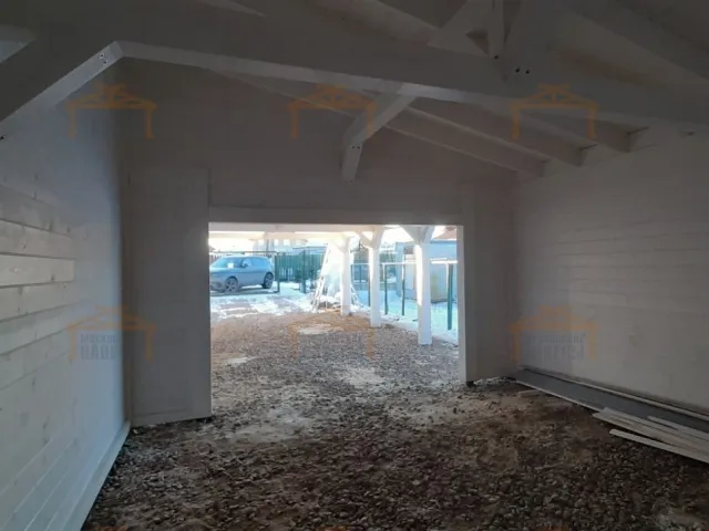 Навес с гаражом МЕДВЕЖИЙ — Фото 4