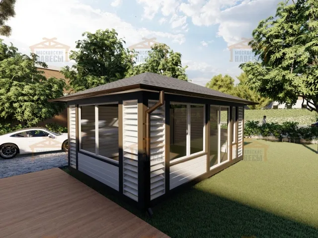 Застекленная беседка АКВИТАНИЯ — Фото 2