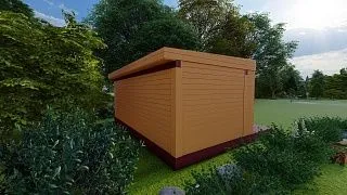 Застекленная беседка САДОВЫЙ ОФИС - миниатюра