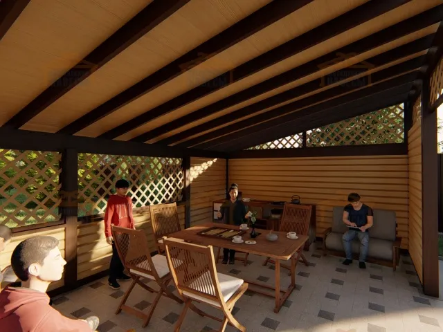 НАВЕС-БЕСЕДКА ГАРМОНИЯ — Фото 3