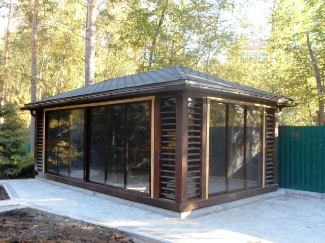 Застекленная беседка ЦЕЗАРЬ — Фото 4