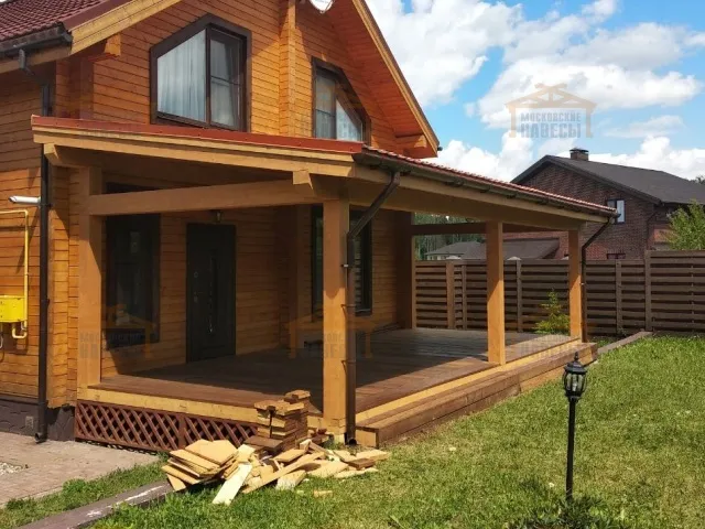 ВЕРАНДА К ДОМУ ХВОЙНАЯ — Фото 2