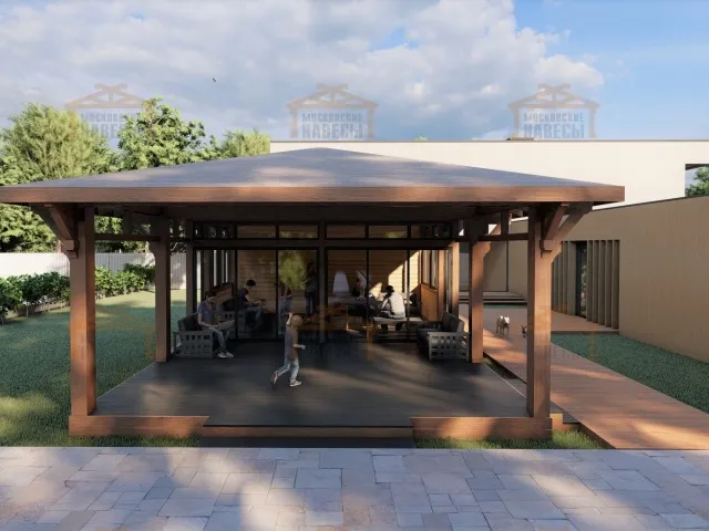 Застекленная беседка ГРАФСКАЯ ПРИСТАНЬ — Фото 5