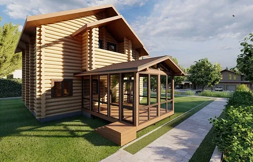 ВЕРАНДА К ДОМУ ЭДЕЛЬВЕЙС — Фото 2