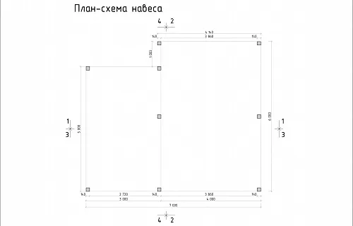 Навес для одного авто с хозблоком ВЕЛИГОРСКИЙ — Фото 12