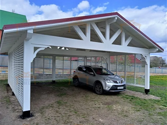 Навес для двух машин НАПОЛЕОН 2.0 — Фото 7