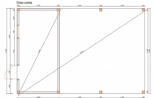 Навес для двух авто с хозблоком ЮПИТЕР — Фото 5