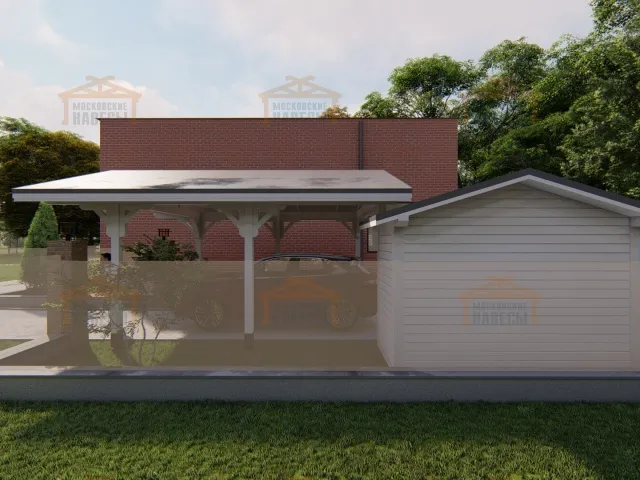 Навес для авто и хозблок ИЗМИР — Фото 6