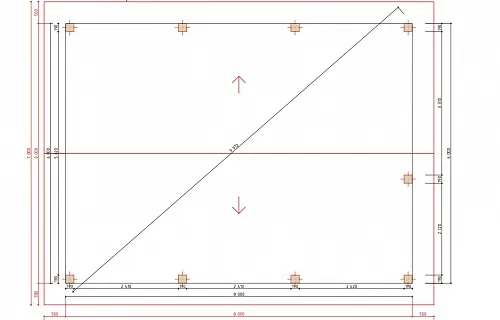 Навес для двух машин ЛИДЕР — Фото 9