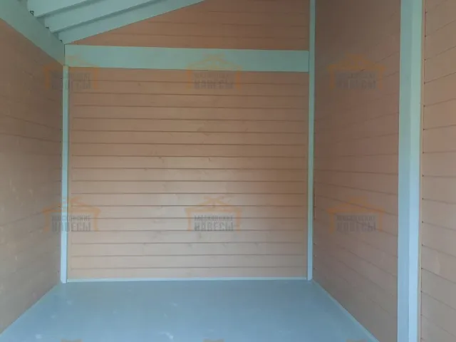 Навес для двух автомобилей с хозблоком КОНСУЛ 2.0 — Фото 9