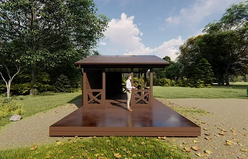 НАВЕС-БЕСЕДКА ПРОМЕТЕЙ MAXI — Фото 3