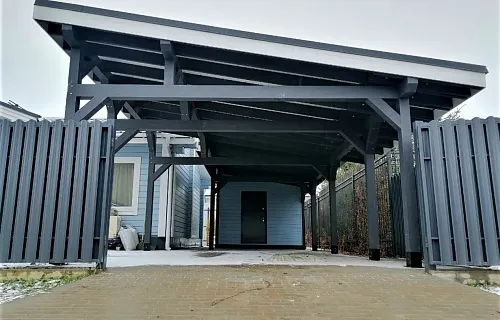 Навес с хозблоком СЕНАТОР — Фото 4