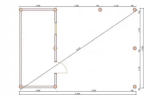 Навес для двух автомобилей с хозблоком БАВАРИЯ MAXI — Фото 14