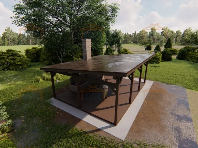 НАВЕС ДЛЯ БАРБЕКЮ НОРМАНДИЯ MAXI — Фото 7