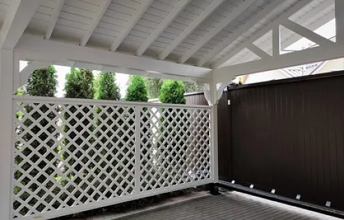 Деревянный навес для машин с перголами НИКОЛЬСКИЙ — Фото 7