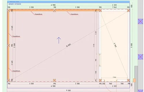 Навес односкатный с хозблоком УСАДЬБА — Фото 9