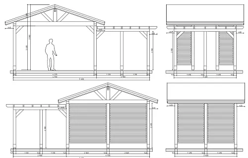 НАВЕС-БЕСЕДКА АДРИЯ 2.0 — Фото 7