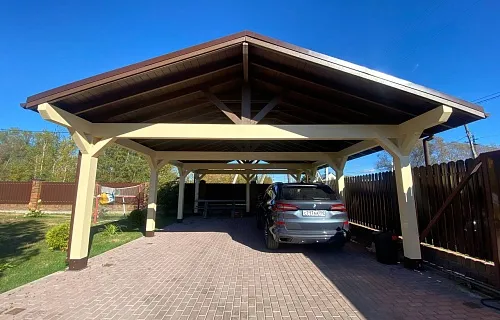 Деревянный навес РУБЛЕВСКИЙ — Фото 6