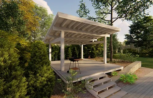 НАВЕС-БЕСЕДКА ВЕРСАЛЬ — Фото 3