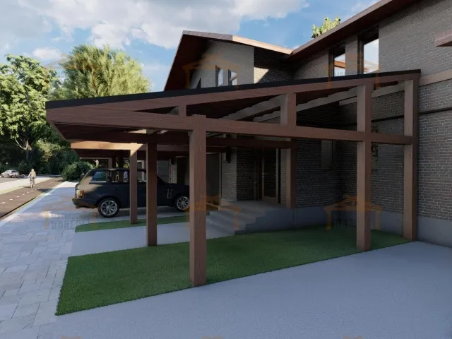 Навес для машин ТАУНХАУС — Фото 3