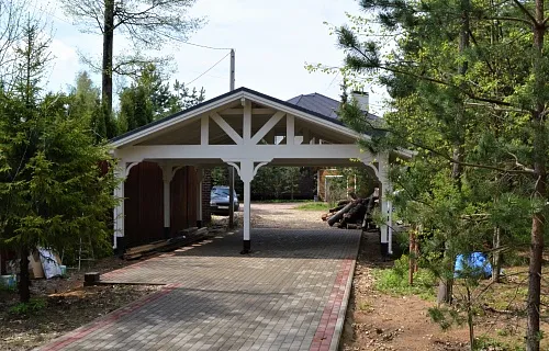 Навес для двух машин НАПОЛЕОН — Фото 7