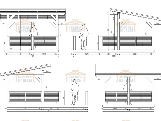НАВЕС-БЕСЕДКА КЕПЛЕР — Фото 7