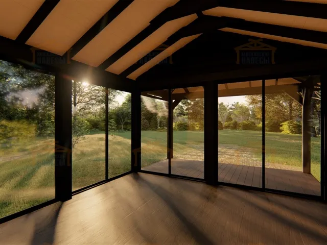 Застекленная беседка АДМИРАЛ — Фото 8