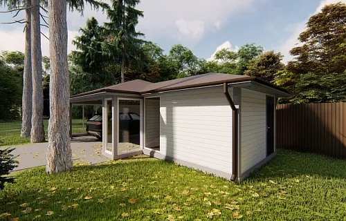 Навес-гараж БАЛТИК — Фото 7