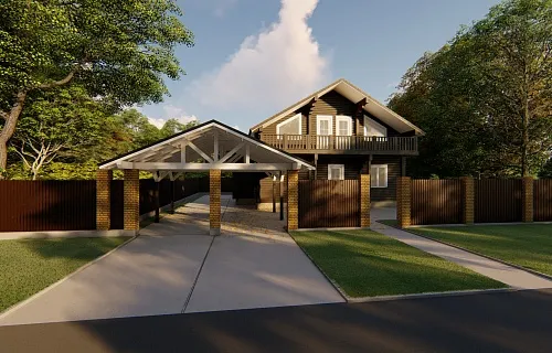 Навес для автомобилей АРКТУР — Фото 7