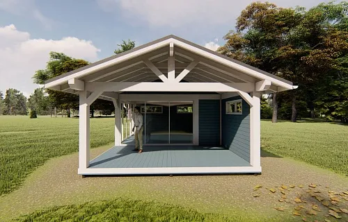 Застекленная беседка БУРЕВЕСТНИК — Фото 10