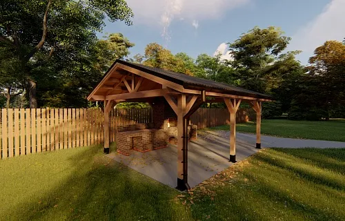 НАВЕС ДЛЯ БАРБЕКЮ ГЕНЕРАЛЬСКИЙ — Фото 5